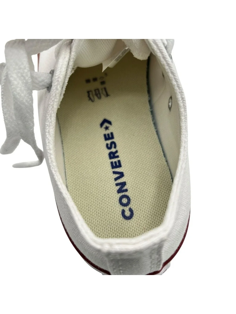 Converse Chuck Taylor All Star Low Top White Youth Sneakers Size 2 NWB